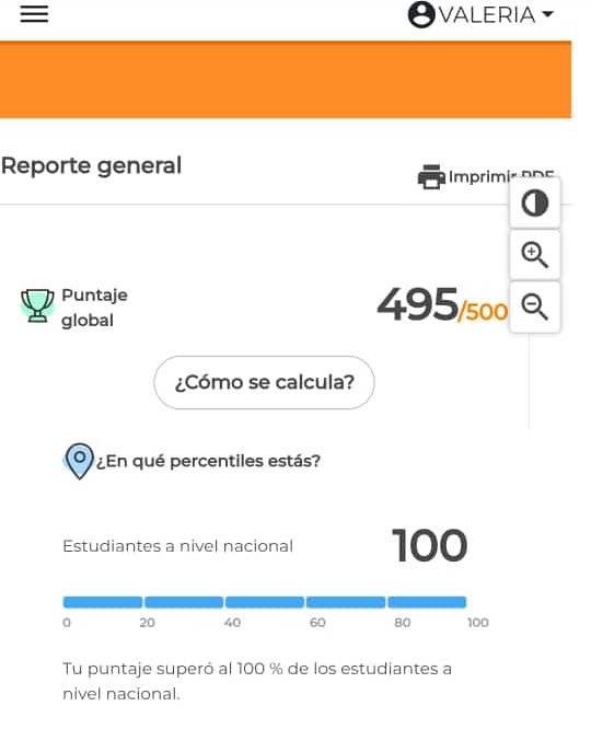 Puntaje ICFES Grupo500